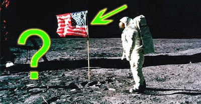 O que aconteceu com a bandeira dos Estados Unidos deixada na Lua?