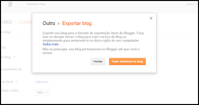 [Tutorial] Exportar ou importar postagens de seu blog