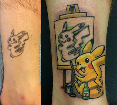 pikachu tatuagem