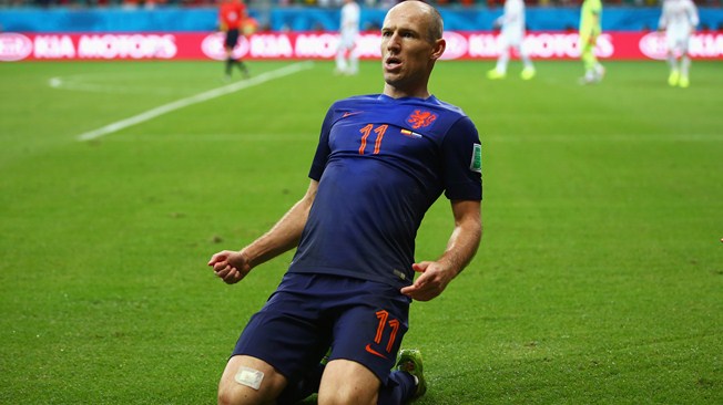 Robben entre o orgulho e a satisfação