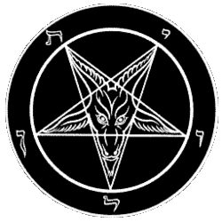 Pentagrama Satanico é a figura central formado pelas linhas da Estrela.