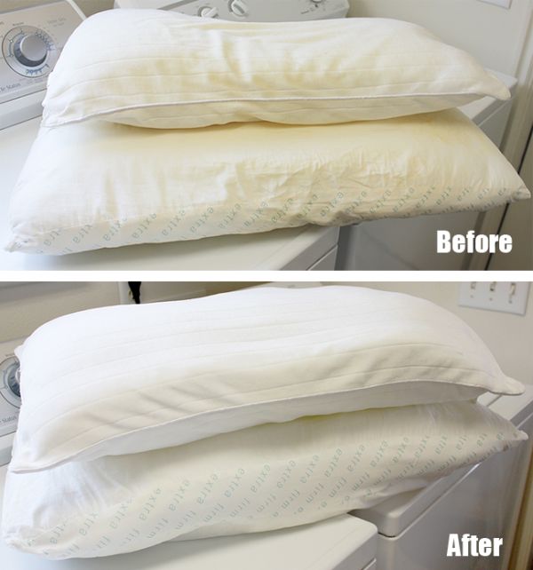 washing pillows 30 Dicas para deixar sua casa brilhando