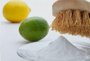 Bicarbonato de sódio e limão