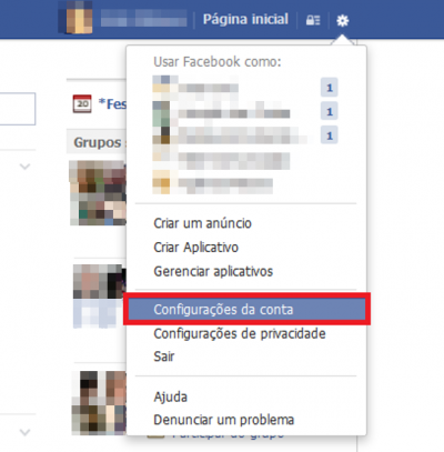 Como Desativar sua Conta Facebook