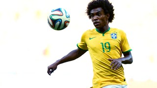 Willian of Brazil in action