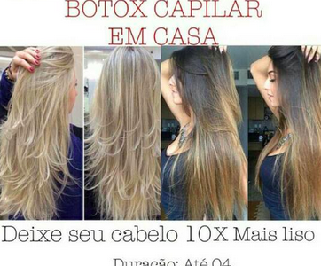 Botox Capilar em Casa- Deixe seu cabelo 10x mais liso – Duração de até 4 meses