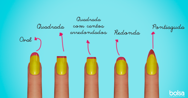 Formato das unhas: saiba como escolher o melhor para você